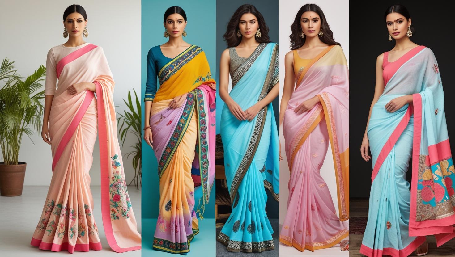 Five Ways to Style Your Chiffon Saree for Any Occasion.